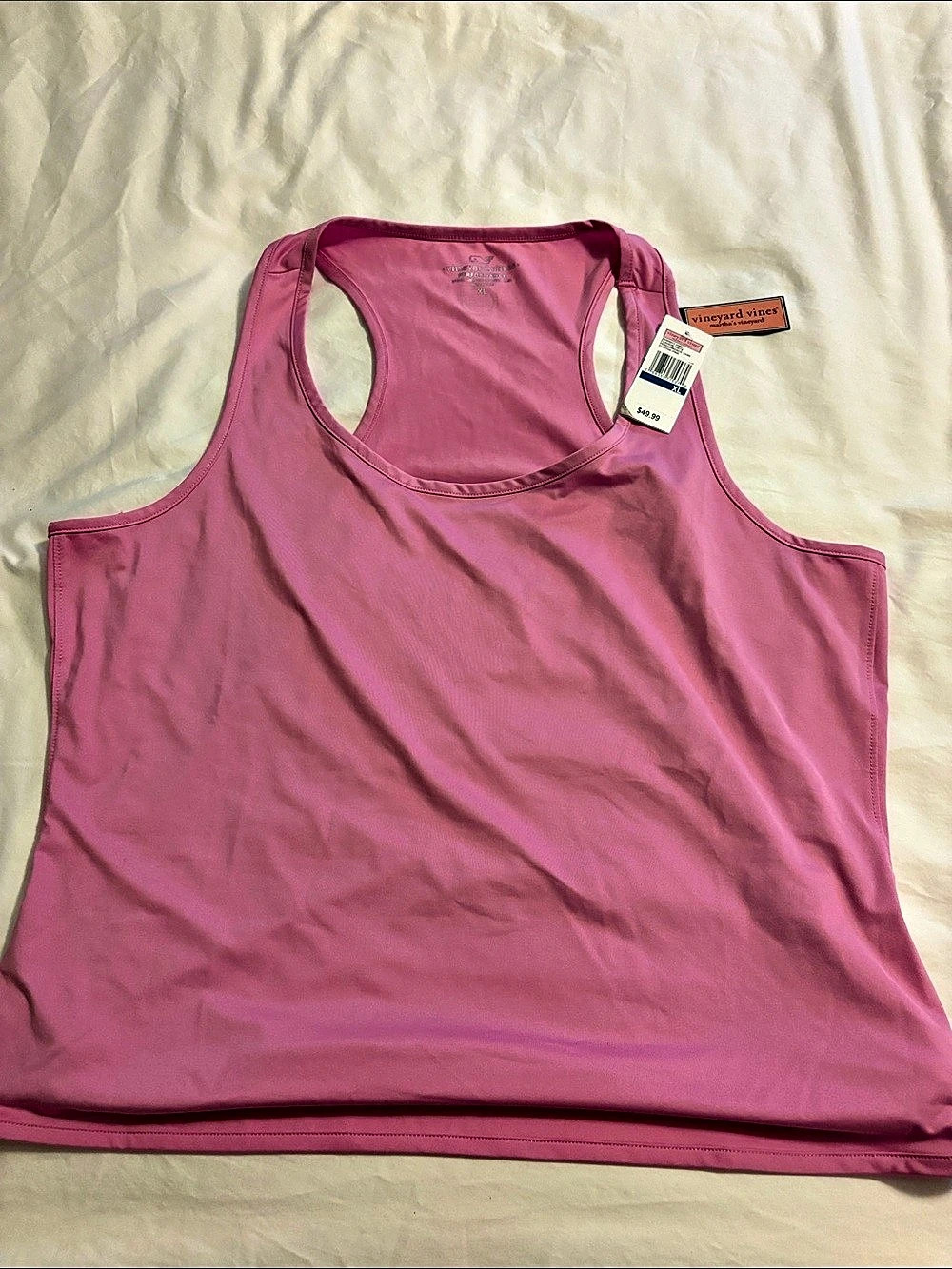 vineyard vines Performance Tank Pink XL NWT